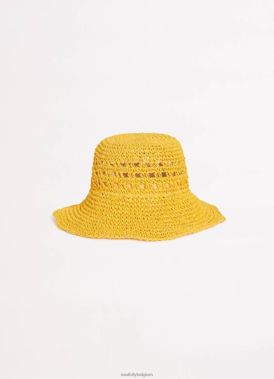 Seafolly femmes chapeau tissé casa accessoires tournesol P8B62787