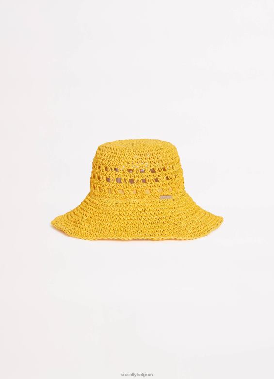 Seafolly femmes chapeau tissé casa accessoires tournesol P8B62787