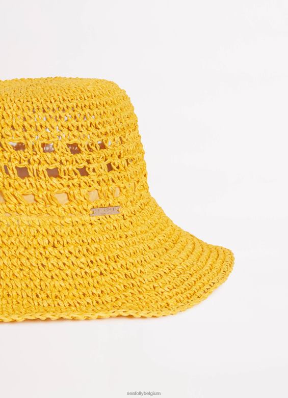 Seafolly femmes chapeau tissé casa accessoires tournesol P8B62787