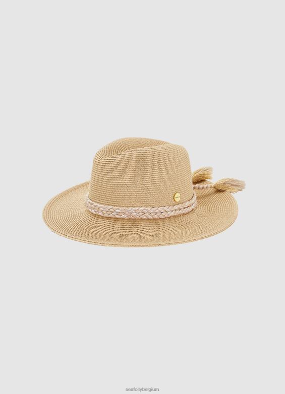 Seafolly femmes fedora pliable accessoires or P8B62781