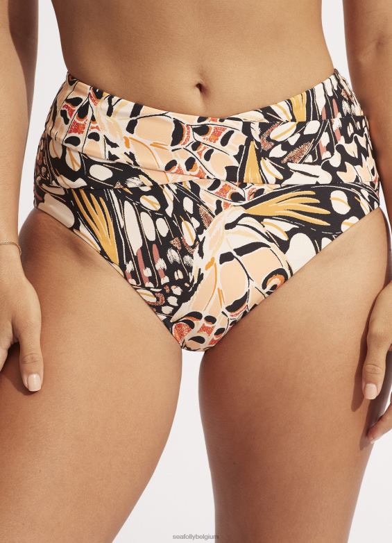 Seafolly femmes pantalon taille haute Take Flight maillots de bain mandarin P8B62616