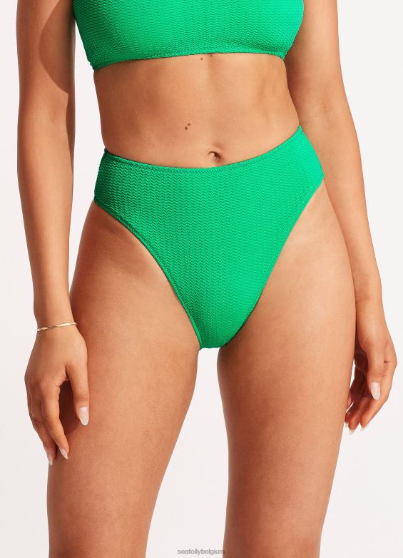 Seafolly femmes pantalon taille haute pour plongée en mer maillots de bain jade P8B62445
