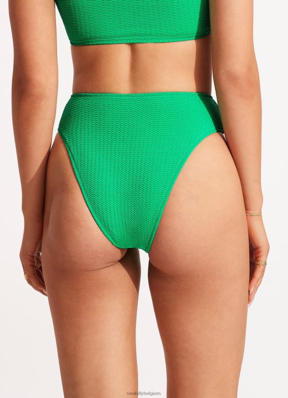 Seafolly femmes pantalon taille haute pour plongée en mer maillots de bain jade P8B62445