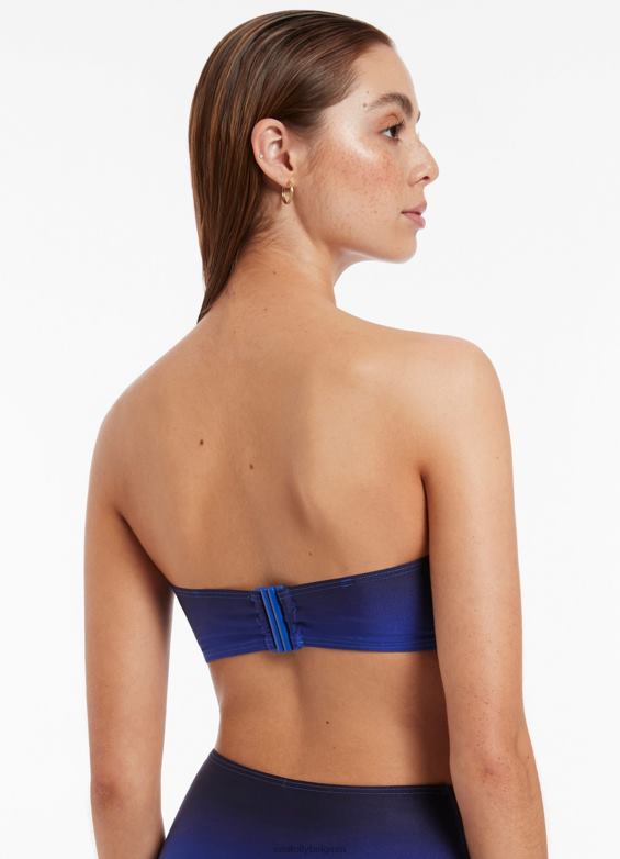 Seafolly femmes haut de bikini bandeau minimaliste Oia Sunset maillots de bain océan P8B62310