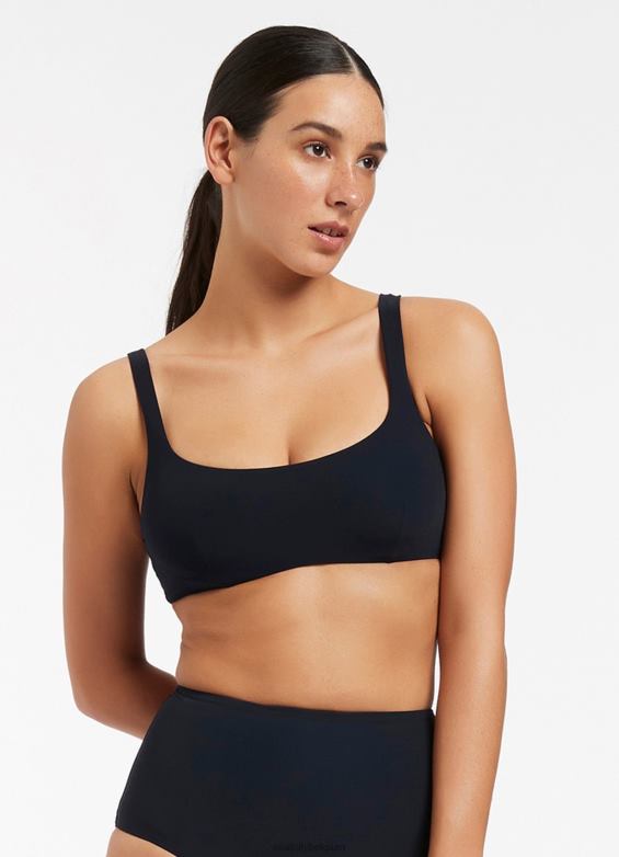 Seafolly femmes jetset c_d haut à armatures maillots de bain marine profonde P8B62615