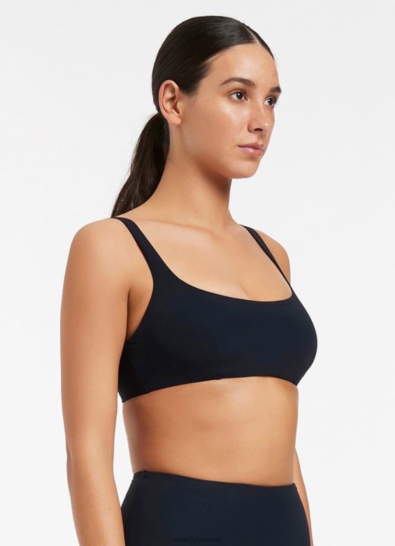 Seafolly femmes jetset c_d haut à armatures maillots de bain marine profonde P8B62615