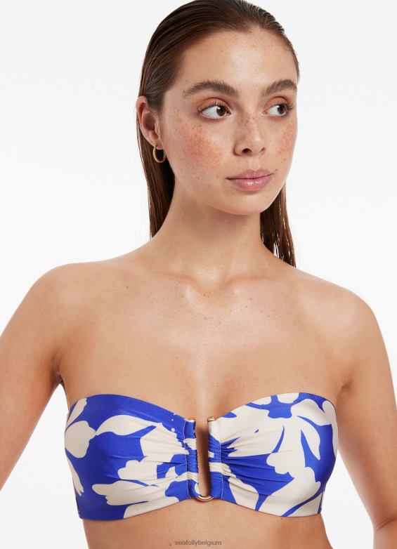 Seafolly femmes top bandeau emporio maillots de bain saphir P8B62380