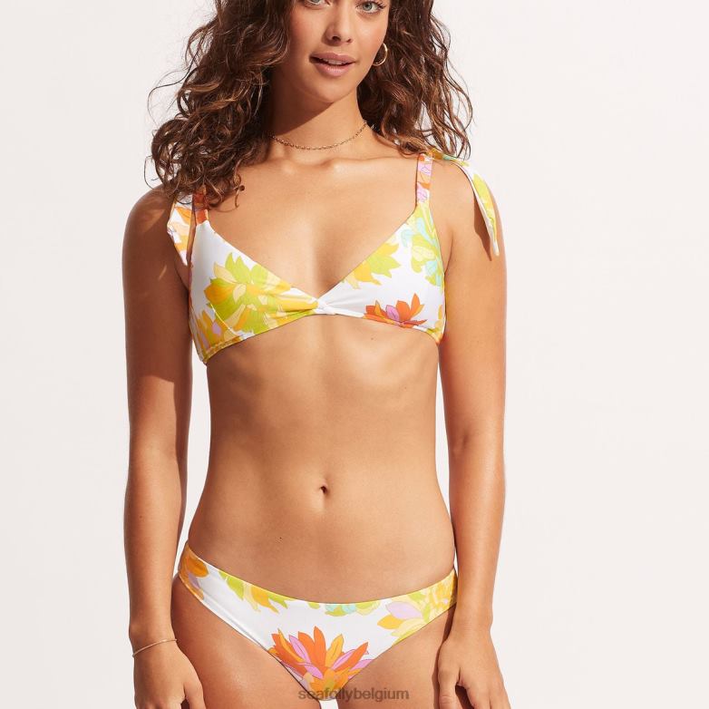 Seafolly femmes soutien-gorge cache-cœur Palm Springslime light maillots de bain feux de la rampe P8B62481