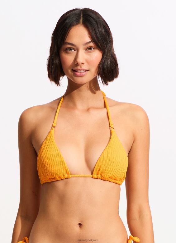 Seafolly femmes toboggan de plongée en mer tri maillots de bain melon P8B62349
