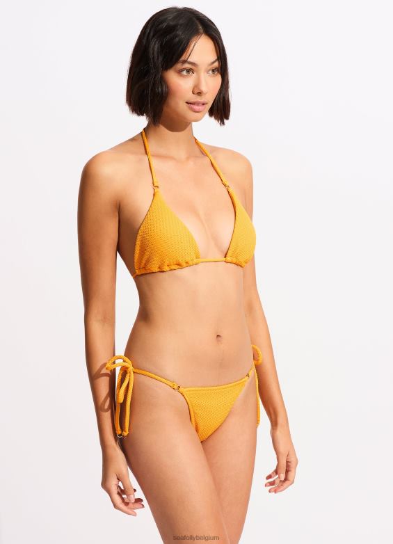 Seafolly femmes toboggan de plongée en mer tri maillots de bain melon P8B62349