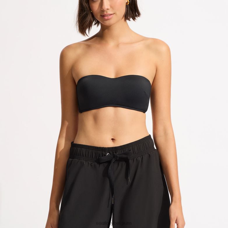Seafolly femmes boardshort collectif mi-long vêtements noir P8B62636