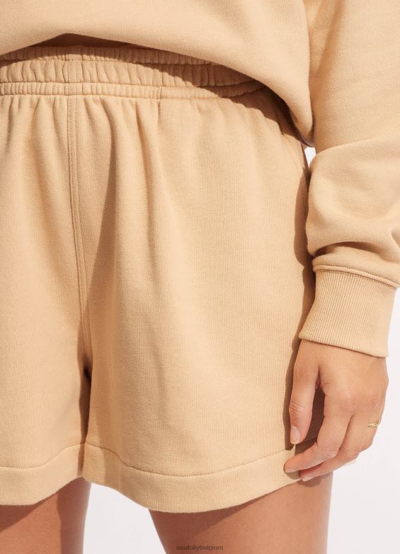 Seafolly femmes short lounge originals vêtements chameau P8B62665
