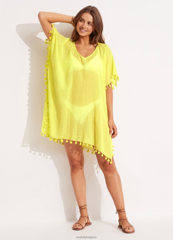 Seafolly femmes caftan d'amnésie vêtements céleri P8B62714