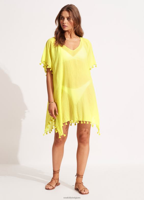 Seafolly femmes caftan d'amnésie vêtements céleri P8B62714
