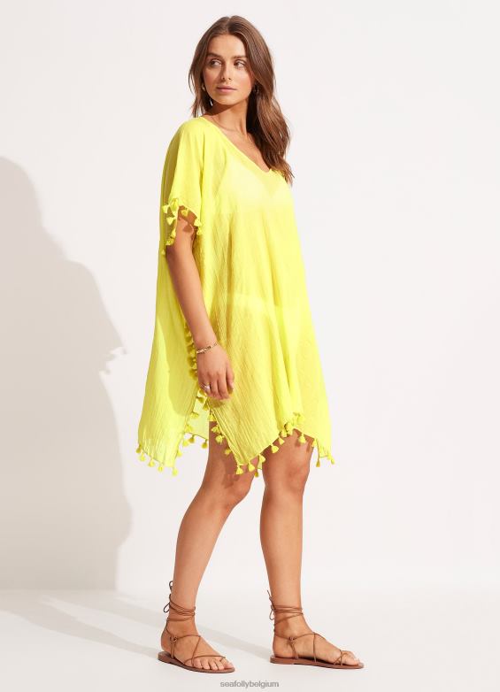 Seafolly femmes caftan d'amnésie vêtements céleri P8B62714