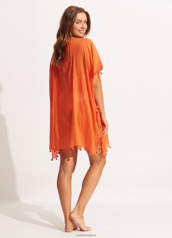Seafolly femmes caftan d'amnésie vêtements mandarin P8B62713