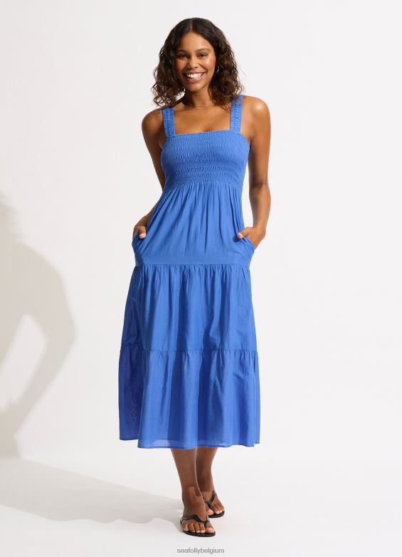 Seafolly femmes fidèle midi vêtements Azur P8B62667
