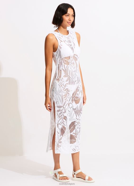 Seafolly femmes les îles se couvrent vêtements blanc P8B62671