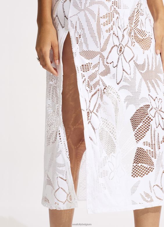 Seafolly femmes les îles se couvrent vêtements blanc P8B62671